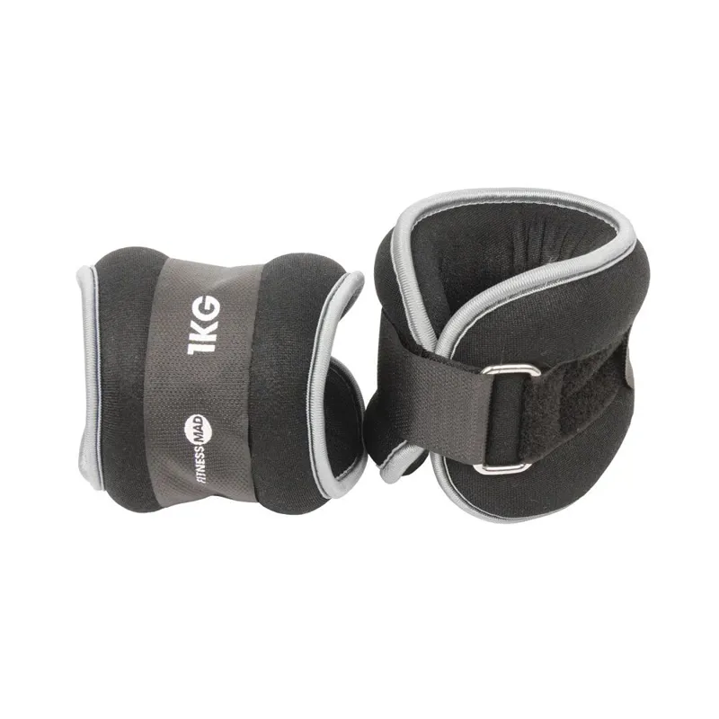 Fitness Mad Neoprene Wrist/Ankle Weights 2 x 1kg-2
